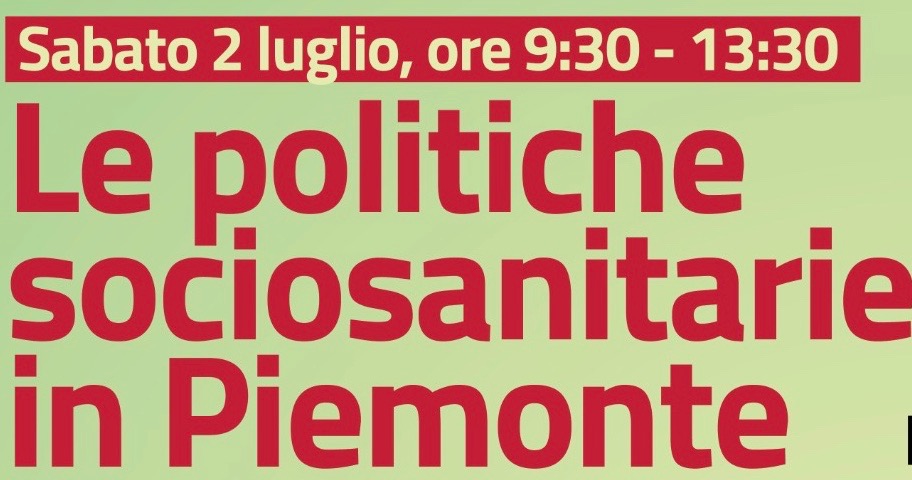 Le politiche sociosanitarie in Piemonte