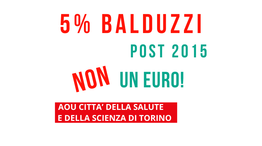 5% BALDUZZI: NON UN EURO!