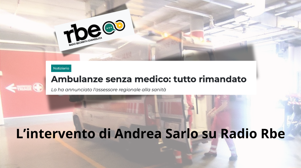 L’intervento di Andrea Sarlo, Referente Regionale Emergenza Urgenza Anaao Assomed Piemonte