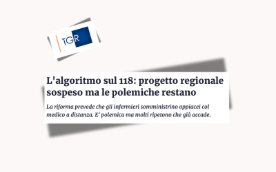 L’algoritmo sul 118 e la somministrazione di farmaci stupefacenti