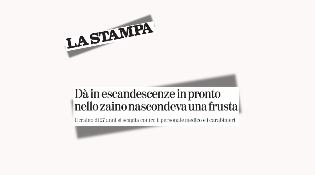 Ennesimo episodio di violenza all’Ospedale di Rivoli