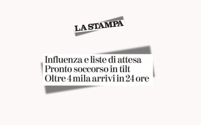 Influenza e liste d’attesa: Pronto Soccorso in tilt. L’intervento di Chiara Rivetti, Segretaria Regionale Anaao Assomed Piemonte su La Stampa