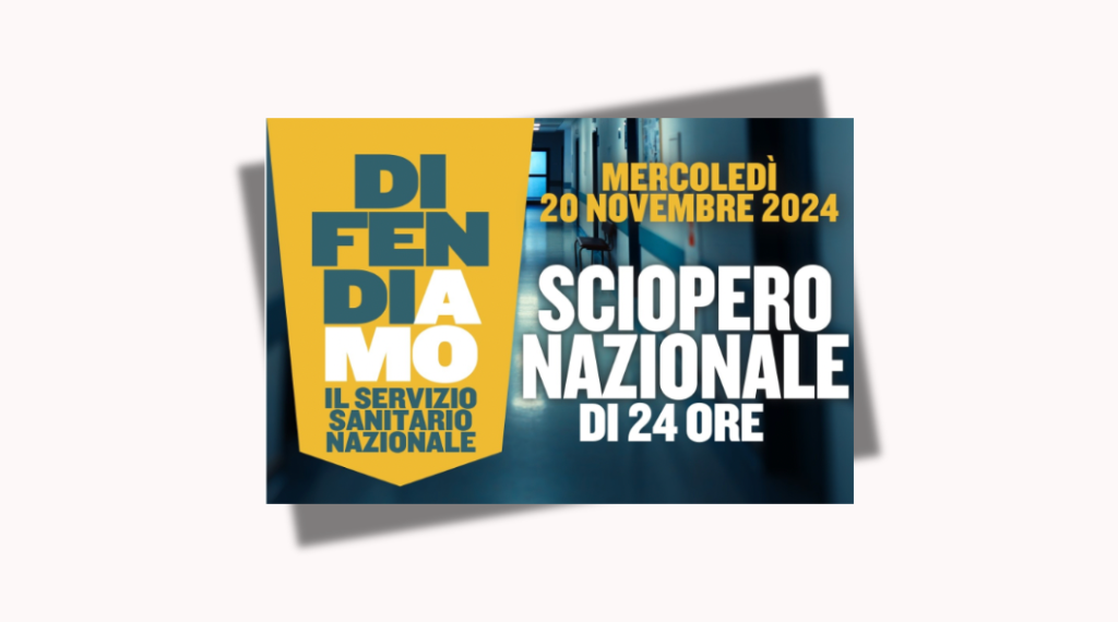 SCIOPERO NAZIONALE E MANIFESTAZIONE A ROMA 20 NOVEMBRE 2024: INDICAZIONI OPERATIVE