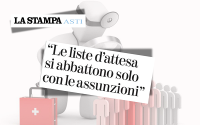 L’abbattimento delle liste d’attesa non è una spesa, ma un guadagno. Occorrono assunzioni. Valerio Tomaselli, Vice Segretario Regionale Anaao Assomed Piemonte – La Stampa ed. Asti